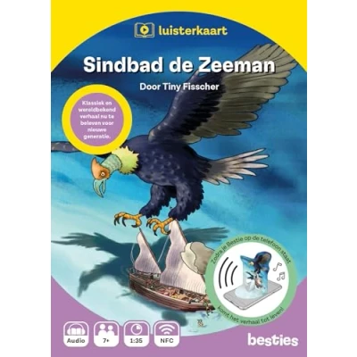 Afbeelding van Sindbad luisterkaart Besties de zeeman Luisterboek kinderen Nederlands