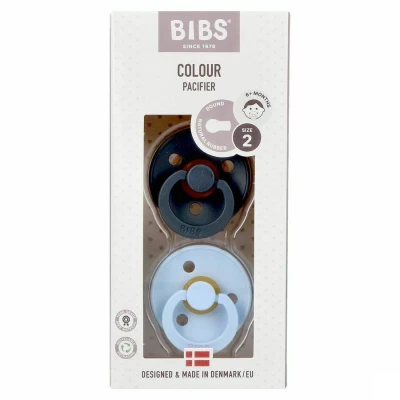 Image de Bibs 2 Sucette Duo Iron Baby Blue