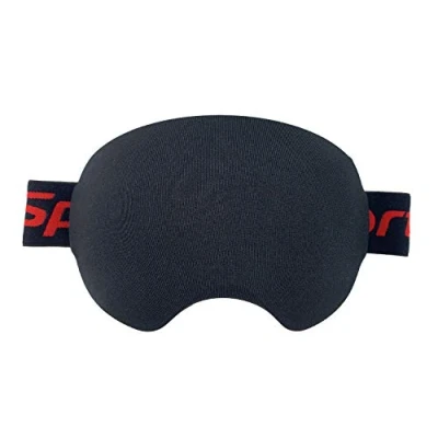 Afbeelding van KOSTOO Beschermhoes van lycra voor skibrillen, houdt je glazen schoon en bekrast, cadeau skiliefhebbers (zwart)