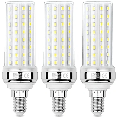 Afbeelding van HZSANUE E14 LED Maïs Lampen 20W, 150W Gloeilampen Equivalent, 6000K Daglicht Wit, 2200Lm, Kleine Edison Schroef Lampen, niet Dimbaar, Pakket van 3