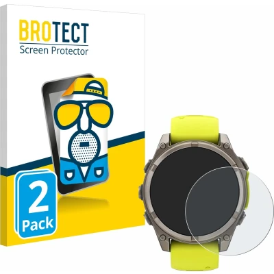 Afbeelding van BROTECT Screenprotector voor Garmin Fenix 8 Solar (47 mm) Folie Beschermfolie matte (2 Stuks)