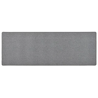 Afbeelding van vidaXL Tapijt, hal, donkergrijs, 50 x 150 cm