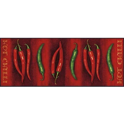 Image de wash + dry Tapis Hot Chilli 75x190, Rouge