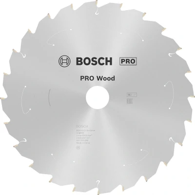 Afbeelding van Bosch Accessories 2608837727 Hardmetaal cirkelzaagblad 250 x 30 mm Aantal tanden: 24 1 stuk(s)