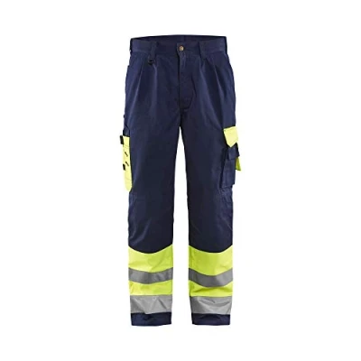 Afbeelding van Blaklader Werkbroek High Vis 1584 1860 Geel/Marineblauw D88