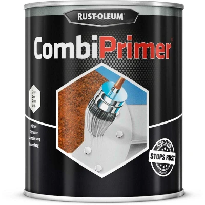 Afbeelding van Rust Oleum Metaalverf Primer Anti Roest Grijs 750 Ml
