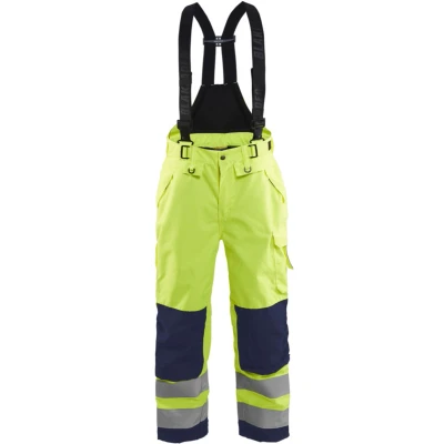 Afbeelding van Blaklader Shell werkbroek High Vis 1867 1977 Geel/Marineblauw D104