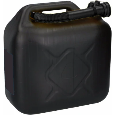 Afbeelding van Zwarte brandstof jerrycan 10L