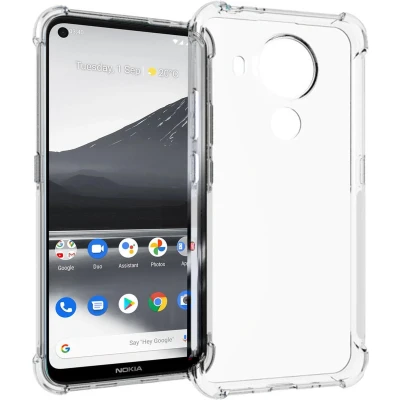 Afbeelding van iMoshion Hoesje Geschikt voor Nokia 5.4 Siliconen Softcase Backcover smartphone Transparant