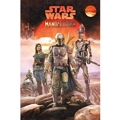 Afbeelding van Grupo Erik The Mandalorian Maxi Poster Crew (Diversen) Nieuw