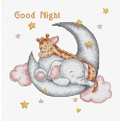 Afbeelding van Luca S Good Night borduren (pakket) B1192