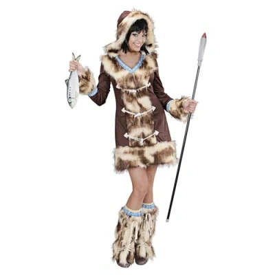 Afbeelding van &quot;Luxe Eskimo kostuum voor dames Verkleedkleding Small&quot;