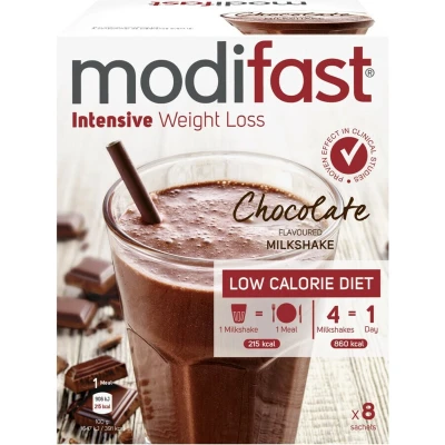 Afbeelding van Modifast Intensive Milkshake chocolade LCD 8X55G