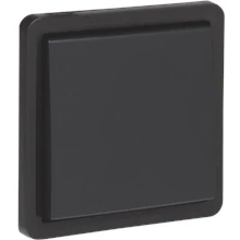 Afbeelding van Niko Hydro, spuitwaterdicht, niet verlichtbare drukknop 10 A/250 Vac met 4 aansluitklemmen en een N.O. of N.G. contact, exclusief opbouwdoos, black