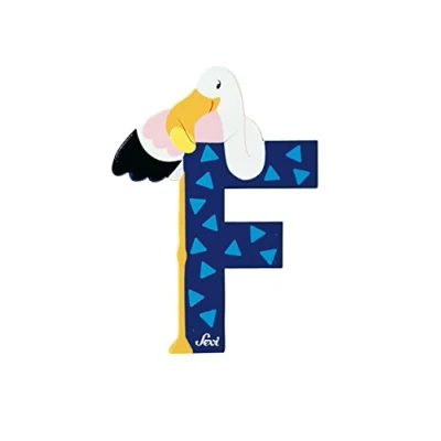 Afbeelding van Dierenletter F (oud)