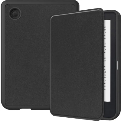 Afbeelding van E reader Hoes geschikt voor Kobo Clara 2E Sleepcover Auto/Wake functie Magnetische sluiting Zwart