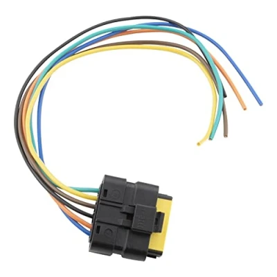 Afbeelding van FanPaYY Reparatieset voor achterlichtstraal, 28 cm, 6 pins kabelboom connector vrouwelijke stekker, compatibel met Clio MK3