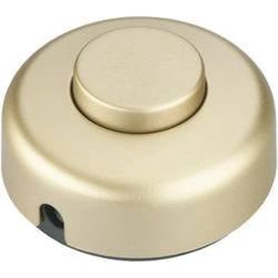 Afbeelding van interBär 5062 010.01 Voetschakelaar Goud 1x uit/aan 2 A 1 stuk(s)