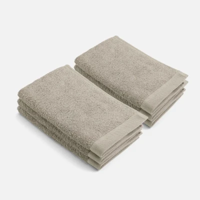 Afbeelding van 6 x Walra gastendoekje Remade Cotton 30x50 Taupe