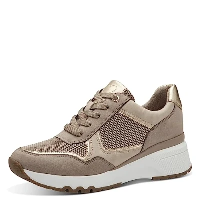 Afbeelding van MARCO TOZZI Dames 2 23733 41 sneakers, Ecru Comb.