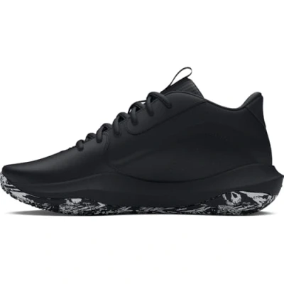Afbeelding van Under Armour Performance Lockdown Basketbalschoenen, Maat: 42.5, Black Leer/ synthetisch