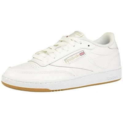 Image de Reebok Club C 85 Femme Baskets, White Light Grey Gum, 42 EU
