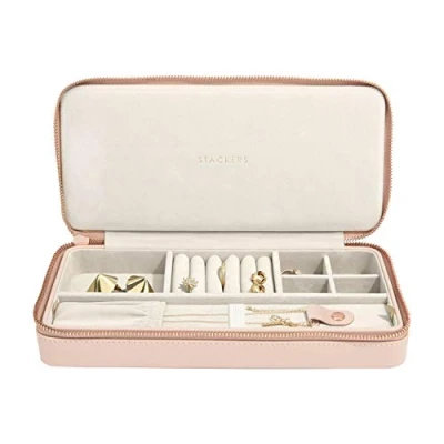 Afbeelding van Stackers Juwelenbox Blush Travel Sleek Necklace