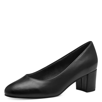 Afbeelding van Jana 8 22475 42 damespumps, Zwart Synthetisch