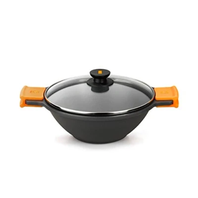 Afbeelding van Pan BRA Braisogona_A272028 Zwart Zwart/Oranje Metaal Aluminium Ø 24 cm 28