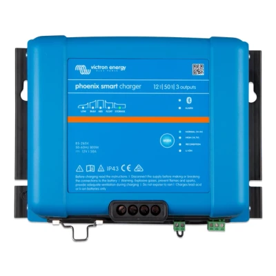 Afbeelding van Phoenix smart ip43 charger 12/30 (1+1) 120 240v acculader boot