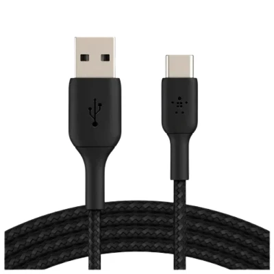Image de Belkin Boost Charge USB C Braided Cable 2 Meter Noir