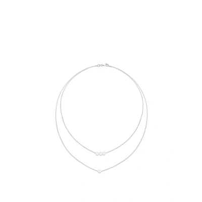 Afbeelding van Elli Plate Layer LOOK Ketting silvercoloured, Dames, Maat: 42, Silver coloured