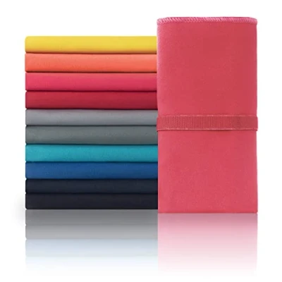 Afbeelding van Blumtal Sporthanddoek microvezel: 180 x 90cm 80 40cm, roze, set
