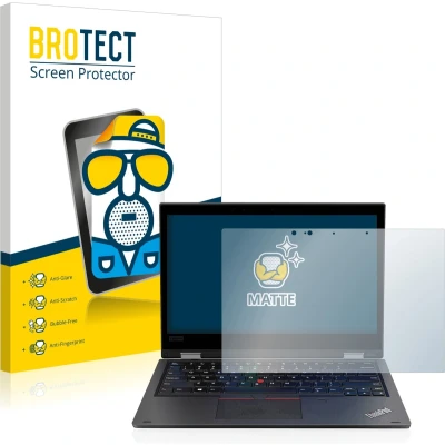Afbeelding van BROTECT Screenprotector voor Lenovo ThinkPad L390 Yoga Folie Beschermfolie matte