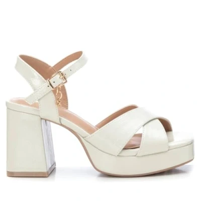 Afbeelding van XTI Sandalen met plateauzool, Dames, Maat: 40, Ice Kunststof