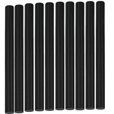 Afbeelding van Anbose 10 stuks zwarte wasstaafjes voor vintage waszegels bruiloftsuitnodigingen, briefenveloppen