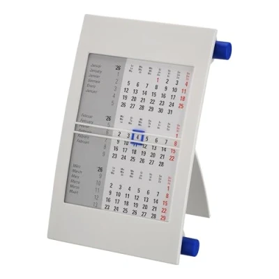 Afbeelding van Calendrier de table + 2026/2027 mensuel 3 mois debout d&#039;exposition bureau 2 ans 24 Format paysage Fabriqué en Allemagne (variante 7)