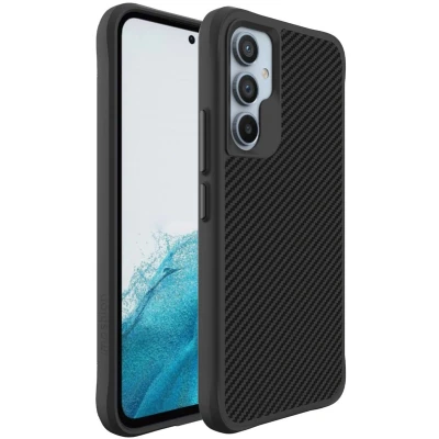 Afbeelding van iMoshion Hoesje Geschikt voor Samsung Galaxy A54 (5G) Shockproof Rugged Hybrid Carbon Case Zwart