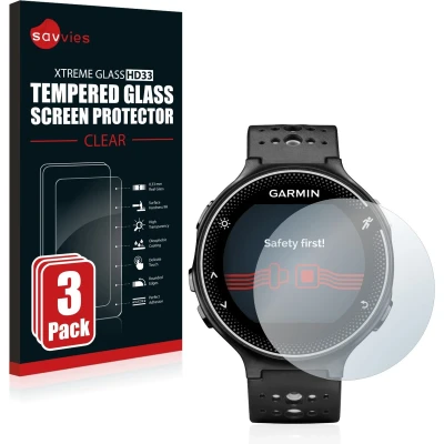 Afbeelding van Savvies Glas Screenprotector voor Garmin Forerunner 230 Gehard Beschermglas 9H (3 Stuks)