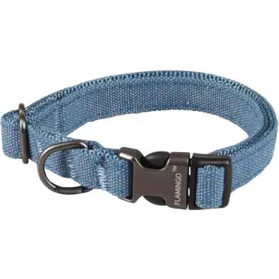 Afbeelding van Flamingo Oxana Halsband Honden Blauw S 30 45cm 15mm 1st 127795