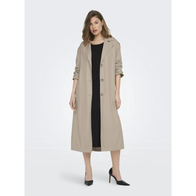 Afbeelding van ONLY Onlline Xlong Trenchcoat, Dames, Maat: XS, Humus