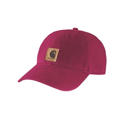 Afbeelding van Carhartt pet van canvas, voor heren (1 stuk), BEET RED