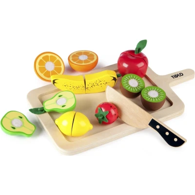 Afbeelding van Tidlo Houten Snijfruit Speelset, 16dlg.