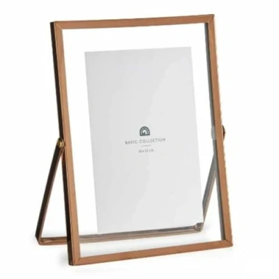 Afbeelding van Fotolijsten Koper Metaal Glas Plastic 15,5 x 1 20,7 cm (12 Stuks)