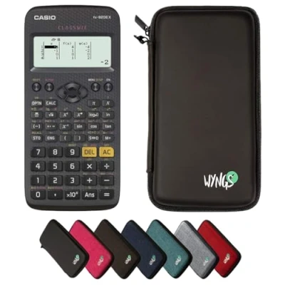 Afbeelding van Casio FX 82DE X Rekenmachine en beschermhoes