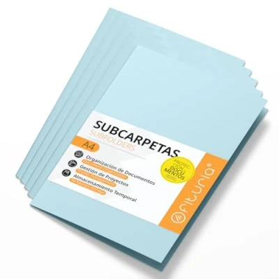 Afbeelding van Ofituria 50 stuks A4 kartonnen onderleggers, 180 g, blauw