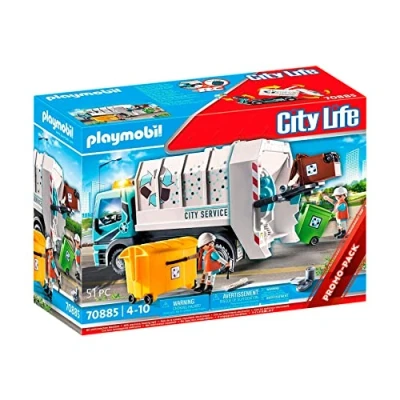 Image de Playmobil City Life 70885 Camion poubelle avec effet Lumineux
