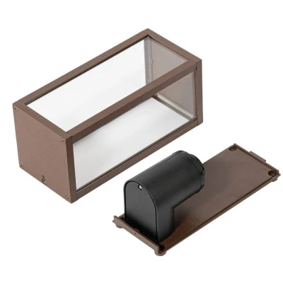 Afbeelding van Lindby Robigus buitenwandlamp, roestkleurig, aluminium