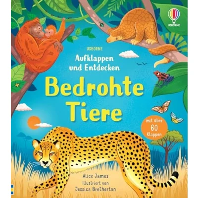 Afbeelding van Aufklappen und Entdecken: Bedrohte Tiere