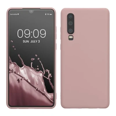 Afbeelding van kwmobile telefoonhoesje geschikt voor Huawei P30 Hoesje smartphone Back cover in licht oudroze